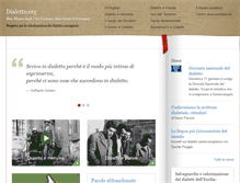 Tablet Screenshot of dialetto.org